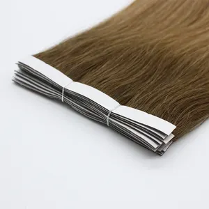 Changshunfa New Natural Russian Hair Double Drawn Injection Invisible Tape In Hair Extension