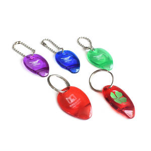 カスタムロゴプラスチック宝くじスクラッチャーツールキーホルダードロップシェイプスクラッチャー宝くじチケット用 - Product Image 6