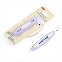Nouvel Enfile-aiguille et Découseur Portable 2-en-1 pour Personnes Âgées, Outil de Couture Manuel, Pique-fil Multifonction en Plastique