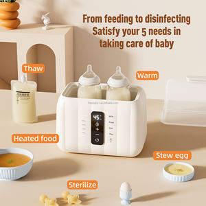 Oem Odm Bestelling Fabriek Fabrikant Snelle Verwarming BPA-Vrij Grote Capaciteit Touchscreen Knop Babyfles Warmer Sterilisator - Product Image 4