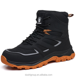 Nuevas Botas de Seguridad Negras de Moda, Antideslizantes y Resistentes al Desgaste, con Suela de Goma de Alta Calidad - Product Image 5