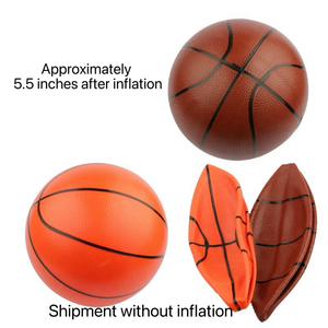 5.5-inch Plastic Inflatable Children's Toy Basketball Beach Toy <strong>Ball</strong> - Product Image 5