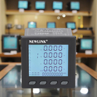 Analyseur de qualité de puissance de panneau multifonction SPM33-R pilote RS485 Modbus compteur de puissance triphasé