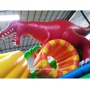 Grande <span class=keywords><strong>Parco</strong></span> Acquatico Gonfiabile a Tema Dinosauro <span class=keywords><strong>con</strong></span> Scivoli per Giochi Sportivi, Piscine di Grandi Dimensioni, Attrezzature da Gioco - Product Image 3