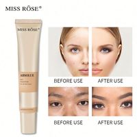 Miss Rose 30ML Tüm Cilt Tipleri İçin Yüksek İpeksi Fondöten Nude Face Likit Kapatıcı Uzun Süre Kalıcı Makyaj Sombras Cilt Bakımı