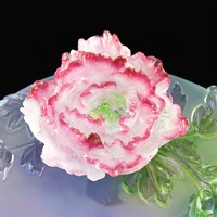 Décoration d'assiette de fruits secs Liuli couleur personnalisable pour la décoration de mariage quantité minimale de commande 10 pièces 290*213*75mm emballage cadeau en verre Art populaire