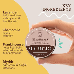 Allergy and Itch Relief Dog Dry Skin Moisturizer Balm Dog <span class=keywords><strong>Rash</strong></span> <span class=keywords><strong>Cream</strong></span> Natural Dog Skin Soother - Product Image 2