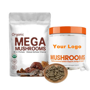 OLLI Factory Supply OEM Reishi &amp; <strong>Lions</strong> <strong>Mane</strong> <strong>Mushroom</strong> Extract Capsules Appropriate for Adults Pezo Mega Upper Body Capsules - Product Image 1