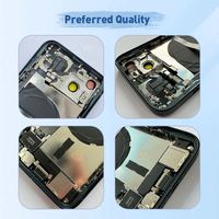 Boîtier de couverture de batterie complet d'origine avec châssis central Boîtier de couverture arrière pour Iphone 14 Pro