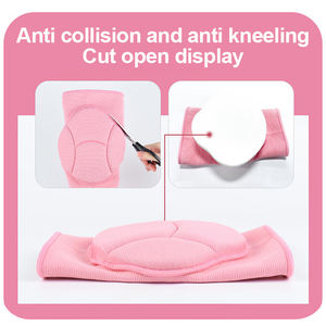 Rodillera Deportiva de Nuevo Estilo para <span class=keywords><strong>Mujer</strong></span>, Protector de Rodilla para Baile en Barra con Almohadilla de Esponja y Punto de Silicona Antideslizante - Product Image 3