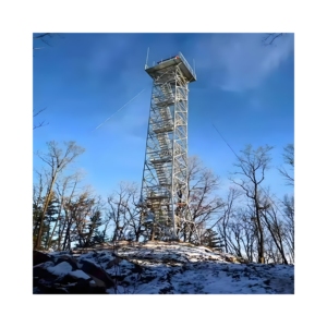 Góc thép nền tảng lửa quan sát tháp canh với rừng Outlook Mountain <span class=keywords><strong>View</strong></span> núi lửa tháp canh để bán - Product Image 2