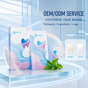 Bandes blanchissantes Clear Smile Dental anti-jaunissement pour les <span class=keywords><strong>dents</strong></span>, élimination <span class=keywords><strong>des</strong></span> taches, bandes blanchissantes organiques, prix d'usine - Product Image 1