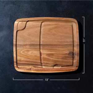 Tabla de Cortar de Madera Reversible, Tabla Grande para Cortar Carne con Ranuras para Jugo, Tabla Profesional para Chef, Tabla para Bistec y Pavo - Product Image 2