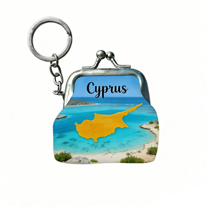 Llavero Personalizado con Diseño de Chipre, Turquí<span class=keywords><strong>a</strong></span>, <span class=keywords><strong>Estambul</strong></span>, Cappadocia, Ankara, Izmir, Lavable, Moderno, Tipo Cartera - Product Image 2