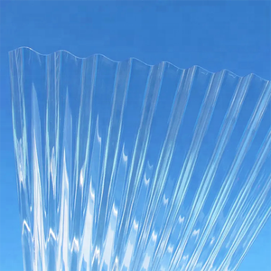 Panneaux de toiture en polycarbonate ondulé de haute qualité, résistants aux UV et aux décolorations, en polycarbonate PC transparent. - Product Image 6