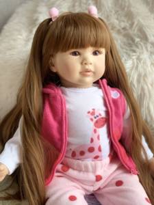 Muñeca Reborn de Silicona de 100 cm, Modelo Defa Lucy, con Peluca, para Niños de 10 Años, Kit Realista para Adultos - Product Image 5