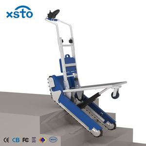 Escalador de escaleras 300Kg Robot de escalada Carro plegable <span class=keywords><strong>Climer</strong></span> manual Objetos pesados en movimiento Carro apilador de aluminio Tirador - Product Image 3