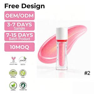 ลิปกลอสเซราไมด์ไฮยาลูรอนิกแอซิดแบบขายส่ง OEM มังสวิรัติ บำรุงริมฝีปาก ชุ่มชื้น ติดทนนาน ฉ่ำวาว รับผลิตโลโก้และฉลากส่วนตัว - Product Image 5