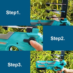 Juego de Lanzamiento de Aviones de Juguete, Pistola Lanza Aviones para Niños, Pistola de Catapulta de Aviones, Regalo para Niñas y Niños, Juguetes de Exterior, Aeronaves - Product Image 4