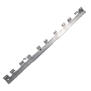 Barre en aluminium WD 43.013.020F, longueur 617 mm, 11 dents, patin de préhension MO, pièces de machine d'impression offset 43.013.020 - Product Image 1
