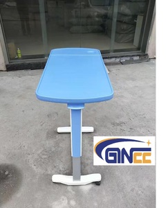 Mesa Auxiliar Metálica GINEE para Cama de Hospital con Esquinas Redondeadas y Superficie Ignífuga para Cuidado del Paciente - Product Image 5