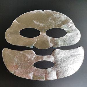 Silver foil <strong>facial</strong> <strong>mask</strong> dry <strong>cloth</strong> cotton for face <strong>mask</strong> sheet paper raw material fabric skin care <strong>facial</strong> <strong>mask</strong> sheet - Product Image 1