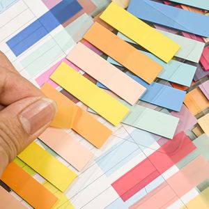 3200 Hojas de Notas Adhesivas con Índice en Degradado de 3 Colores, 200 Hojas/Tarjeta, Colores Vivos y Brillantes, Clasificación de Documentos - Product Image 3