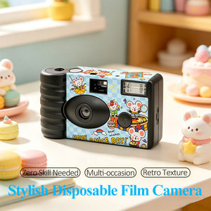 Fotocamera usa e getta da 35mm all'ingrosso, 18 pose, formato half-frame, Zodiac Rat, stile retrò, per matrimoni, feste e regali - Product Image 4
