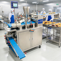 Machine automatique de fabrication de tourtes fourrées, machine à pâtisserie plate commerciale pour viande, pour usine alimentaire