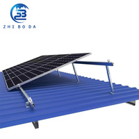 Kit de toit imperméable personnalisé en acier pour pergola solaire, système de montage de panneaux solaires