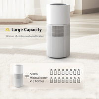 Accueil 900 ML/H humidificateur d'air intelligent humidificateur évaporatif humidificateur pour grande chambre chambre à coucher