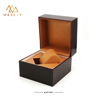 Webest Boîte à montres Cadeau de luxe Boîte de rangement de voyage pour montres Boîte d'emballage en bois pour montres