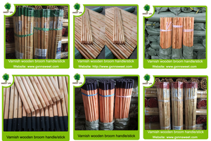 Fabricant chinois de manches de <span class=keywords><strong>balai</strong></span> et de serpillière en bois de 120 cm pour balais et pelles à poussière en PVC, plastique et PET, articles ménagers - Product Image 3
