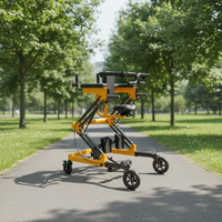 Déambulateur pliable réglable pour la paralysie des membres inférieurs due à la paralysie cérébrale (PC) chez l'enfant, aides à la marche pour enfants et adultes