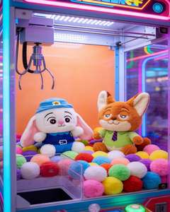 Очень мягкая плюшевая игрушка Zoo 2: Ник Вайлд, Фокс, Джуди Кролик, милая, 23 см, оптом для автоматов с игрушками - Product Image 1