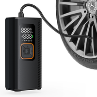 Compresseur d'air numérique portable sans fil pour pneus, double cylindre, 85W, 24-32L/min, 150psi, ABS, compatible 3 piles 18650/2500mAh