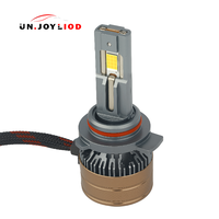 Ampoule de phare LED haute performance 9012 100W anti-éblouissement résistante aux vibrations lumière blanche froide pour la conduite
