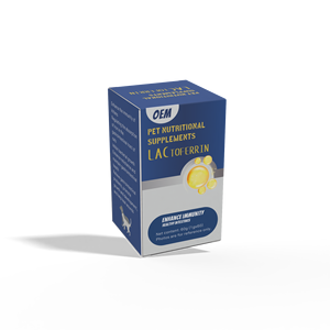 Capsules de comprimés de lactoferrine aromatisés personnalisés pour chiens chats suppléments pour le système immunitaire sain avec utilisation efficace du fer - Product Image 6