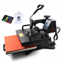 Presse à chaud pivotante 12x15 pouces (29x38cm) avec base à tiroir coulissant pour impression de t-shirts, outil de transfert par sublimation pour studio à domicile et bricolage
