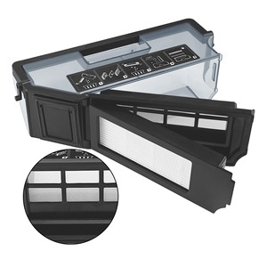 Poubelle à vidage automatique noire compatible avec les aspirateurs robots <span class=keywords><strong>Ecovacs</strong></span> <span class=keywords><strong>X1</strong></span> OMNI / <span class=keywords><strong>X1</strong></span> <span class=keywords><strong>TURBO</strong></span> / <span class=keywords><strong>X1</strong></span> PLUS, accessoire de remplacement - Product Image 6