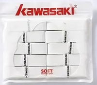 Kawasaki Adhésif Raquette De Badminton Grip 0.7mm Pu EVA Matériel 001 Over Grip Pu EVA Matériel De Haute Qualité Logo Personnalisé