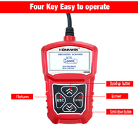 KW309 KW310 OBD1 escáner lector de código de error del motor escáner automotriz OBD2 coche OBD escáner Pk ELM327 herramienta de diagnóstico de reparación