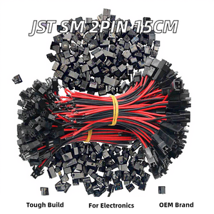 10 cặp JST SM 2pin 3P 3mm 5mm cắm Nam đến Nữ Dây nối 1m dài cho các ứng dụng điện tử - Product Image 2