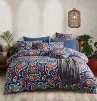 Nouveau produit 2026 – Parure de lit quatre pièces en coton 100 % jacquard tricoté, fil coloré, style européen-américain, 200 fils/cm², pour hôtel et maison