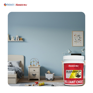 Peinture à l'émulsion MANZZ, peinture intérieure sans danger pour les enfants, peinture murale antifongique, peinture murale purifiante de l'air, revêtement mural durable, peinture murale pour bibliothèque - Product Image 1