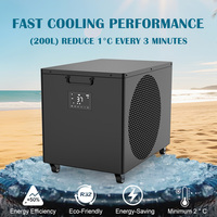 Enfriador de Agua Portátil Hi-Q Group para Baños de Hielo, Enfriador de Agua para Baños de Hielo en Interiores y Exteriores
