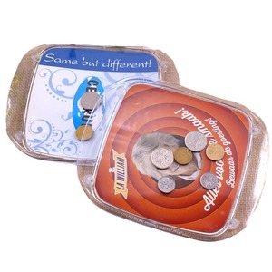 Vente en gros Échantillon gratuit Plateau en plastique PS pour billets et pièces en euros Plateau pour assiettes d'entreposage et d'approvisionnement de supermarchés - Product Image 5