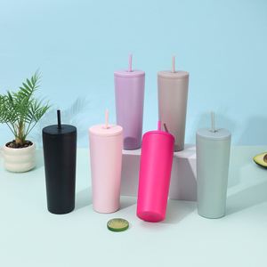 Gobelet isotherme réutilisable en acier inoxydable 18/8 avec paille, prêt à être expédié, personnalisable pour cadeaux d'entreprise - Product Image 1