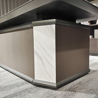 Bureaux de direction ergonomiques convertibles en bois MDF de haute qualité, durables, écologiques, résistants à l'eau, garantie 5 ans