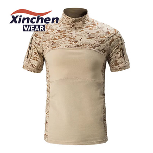 Tùy chỉnh thể thao ngoài trời CS đào tạo Camo ếch chiến thuật Ngắn Tay Áo polo t Áo sơ mi - Product Image 2